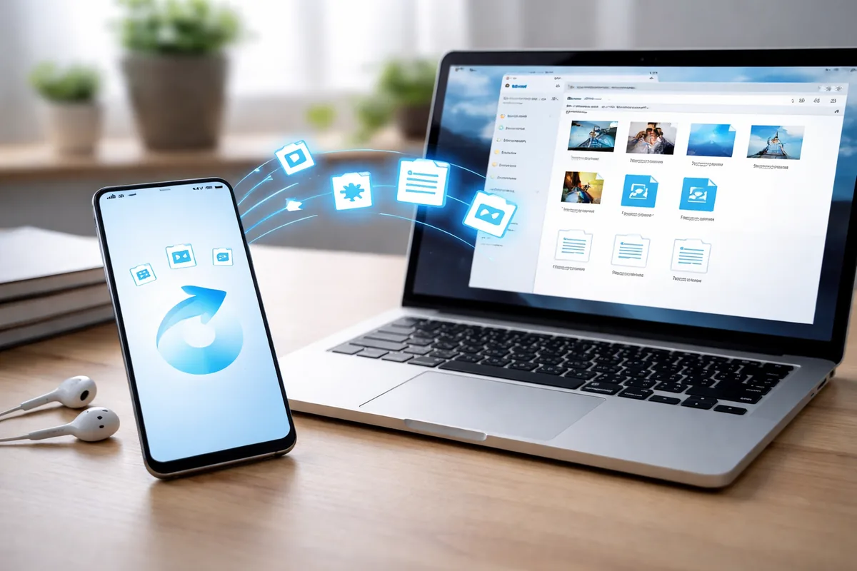 Comment transférer fichiers Android vers PC sans câble